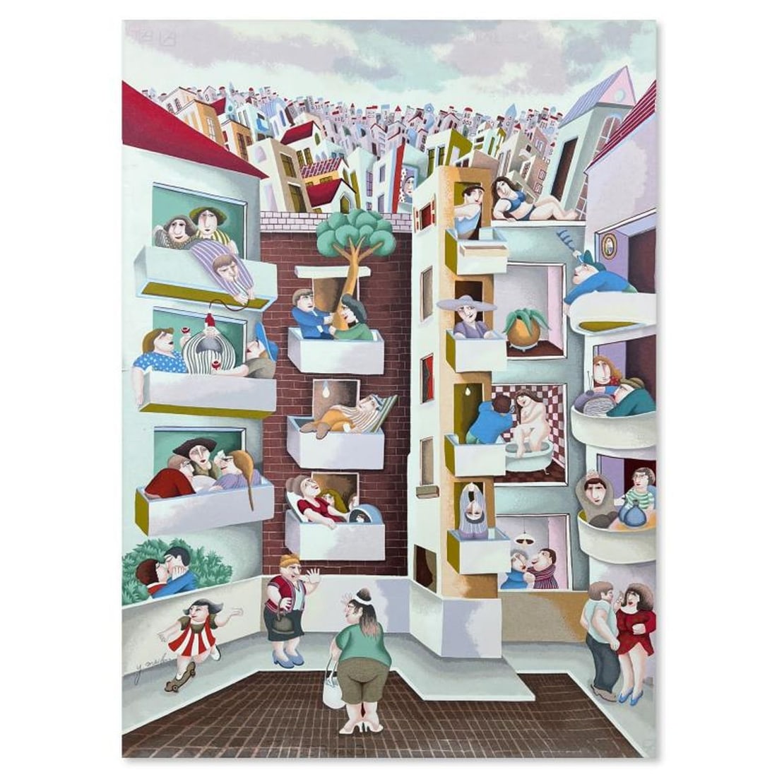 Yuval Mahler, Limited Edition Serigraph, Hand Signed and Numbered with Letter of Authenticity.: This is a limited edition serigraph on paper by Yuval Mahler. The piece comes hand signed by the artist, numbered, and with a letter of authenticity. Measures approximately 27" x 20". Reference#: 9170