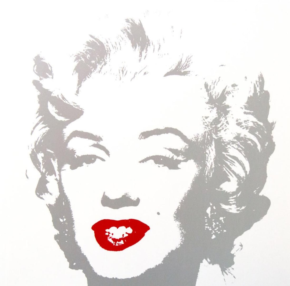 Andy Warhol "Golden Marilyn 11.35" Limited Edition Silk Screen Print from Sunday B Morning.: Golden Marilyn 11.35 is a limited edition silk screen print on museum board from Sunday B Morning featuring the works of Andy Warhol. The piece is stamped in blue on the back with "Published by Sunday