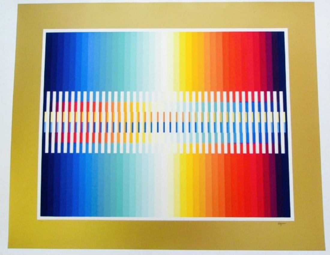Yaacov Agam- Serigraph on paper (1 of 1)