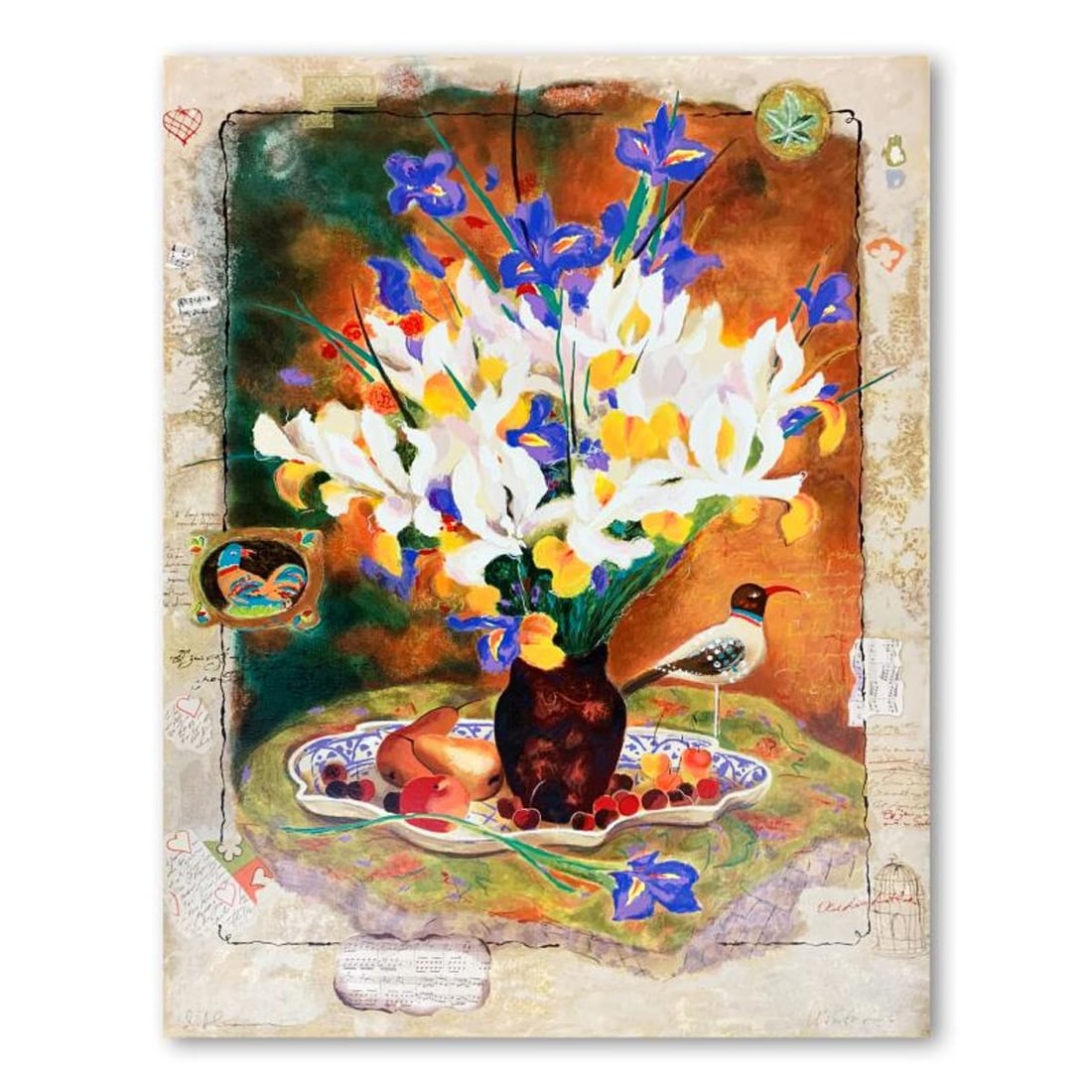 Alexander Galtchansky (1959-2008) and Tanya Wissotzky (1959-2006), Hand Signed Limited Edition: This is a limited edition serigraph on deckle edged paper by Alexander Galtchansky (1959-2008) and Tanya Wissotzky (1959-2006). It is numbered and hand signed and includes a letter of authenticity. Me