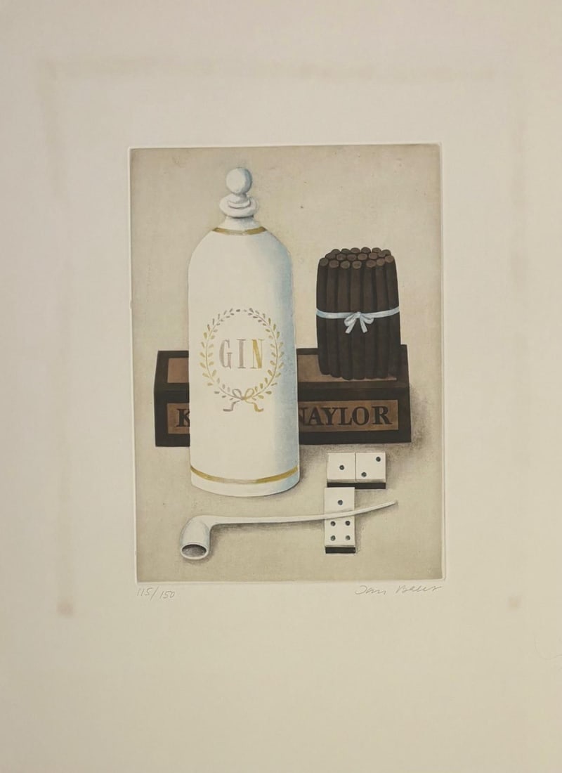 Jan Ballet- Lithograph on paper: Artist: Jan Ballet. Medium: Lithograph on paper. Size: 20" x 24". Signature: Hand Signed and numered. Additional: This item has handling marks sold as his. Reference#: 94148.