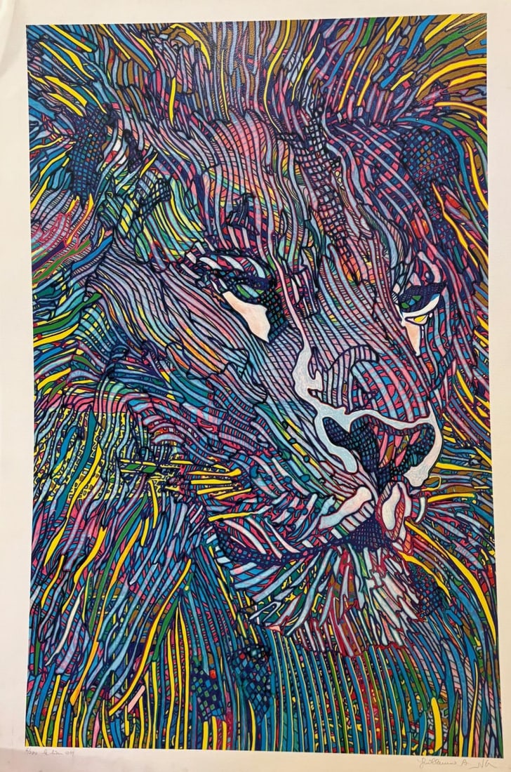 Azoulay- Giclee on paper: Artist: Azoulay. Medium: Giclee on paper. Size: 32" x 40". Signature: Hand Signed and numered. Reference#: 94143.