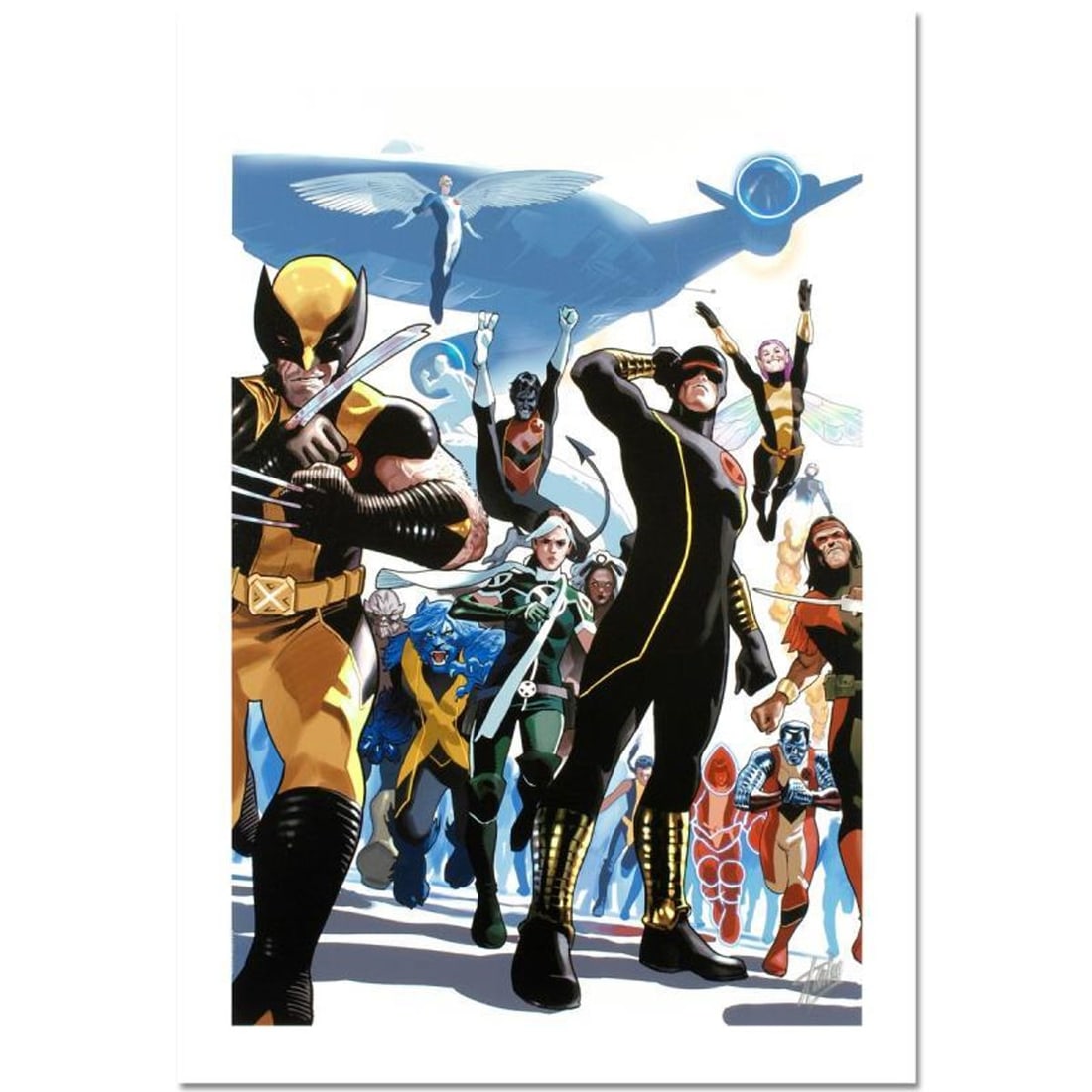 Stan Lee Signed, Marvel Comics Limited Edition Canvas 4/10 "X-Men Legacy Annual #1" with Certificate: X-Men Legacy Annual #1 is a limited edition giclee on canvas with art by Daniel Acuna". Officially licensed by Marvel, this piece is numbered 4/10 and hand signed by creative legend Stan Lee