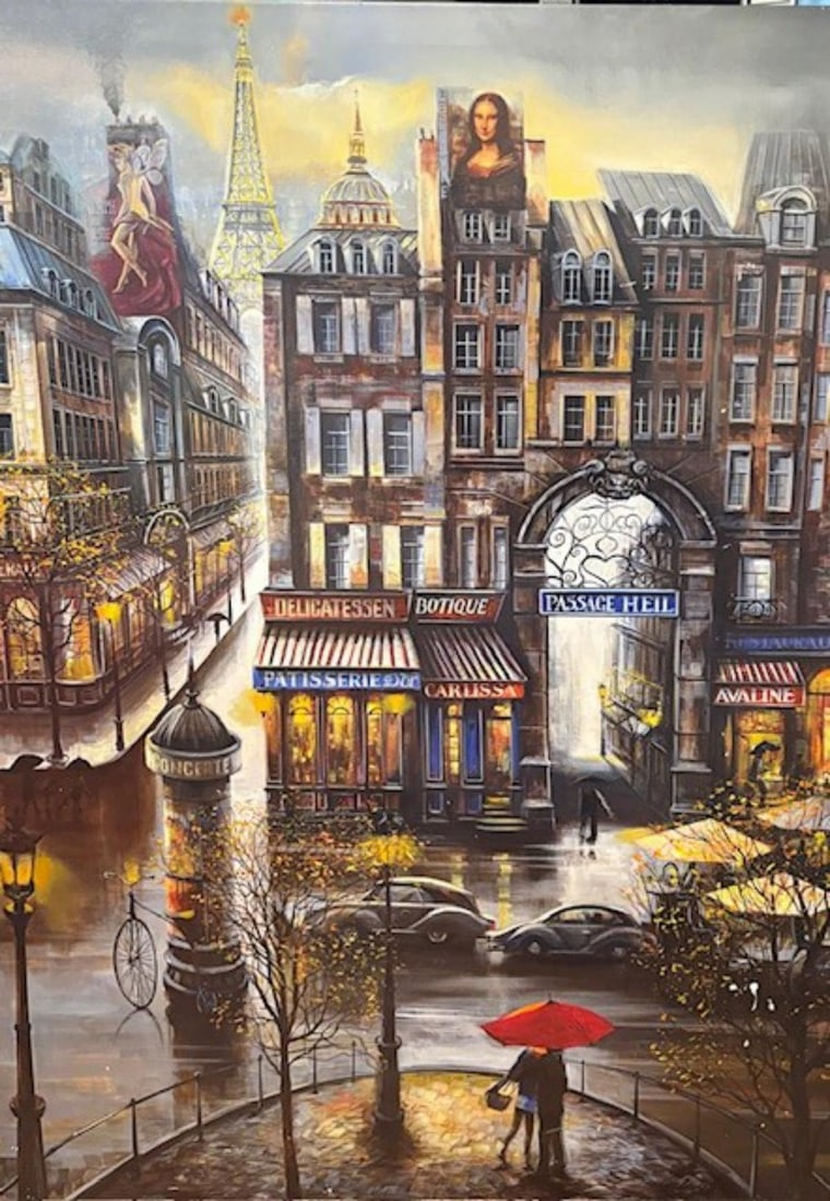 Vadik Suljakov- Giclee on stretched canvas: Artist: Vadik Suljakov. Medium: Giclee on stretched canvas. Size: 34" x 44". Signature: Plate Signed. Reference#: 33396.