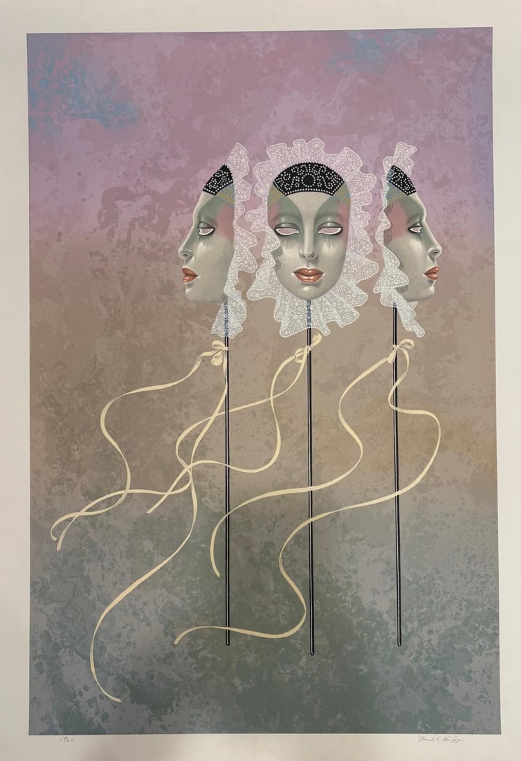 Mark Van Epps- Lithograph on paper: Artist: Mark Van Epps. Medium: Lithograph on paper. Size: 24" x 36". Signature: Hand Signed and numered. Reference#: 94168.