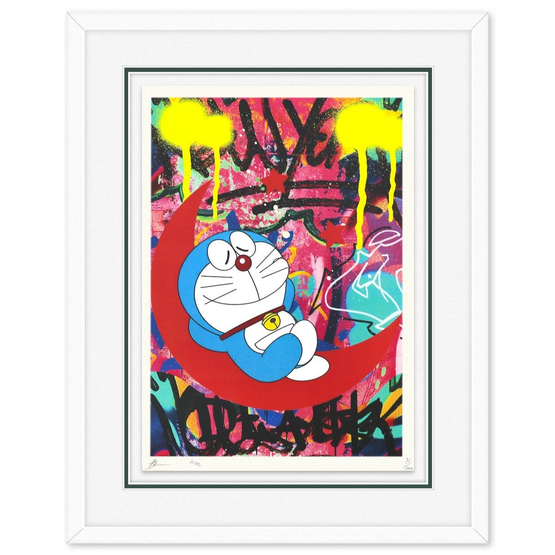 Death NYC- Fine Art Print: Artist: Death NYC. Medium: Fine Art Print. Size: 17.5" x 12.5". Measures approx. 24" x 19" (framed). Signature: Hand Signed by the artist. Certificate of Authenticity: Is included. Reference#: 56155.