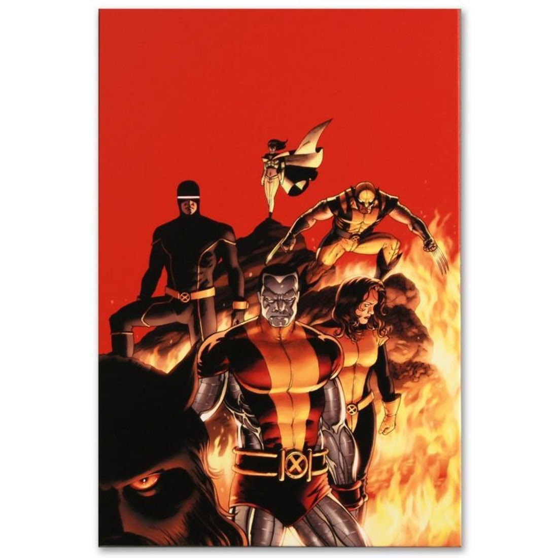 Marvel Comics "Astonishing X-Men #13" Numbered Limited Edition Giclee on Canvas by John Cassaday: A piece of comic book history, this limited edition, from original art by John Cassaday, depicts a classic Wolverine. In 1997, shortly after his entrance into the world of comic book art, John Cassada