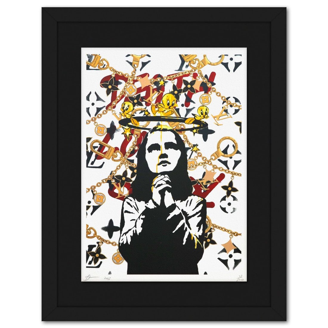 Death NYC- Fine art Print: Artist: Death NYC. Medium: Fine art Print. Size: 17.5" x 12". Measures approx. 24" x 18.5" (framed). Signature: Hand signed and numbered. Certificate of Authenticity: Is included. Additional: Paper: F