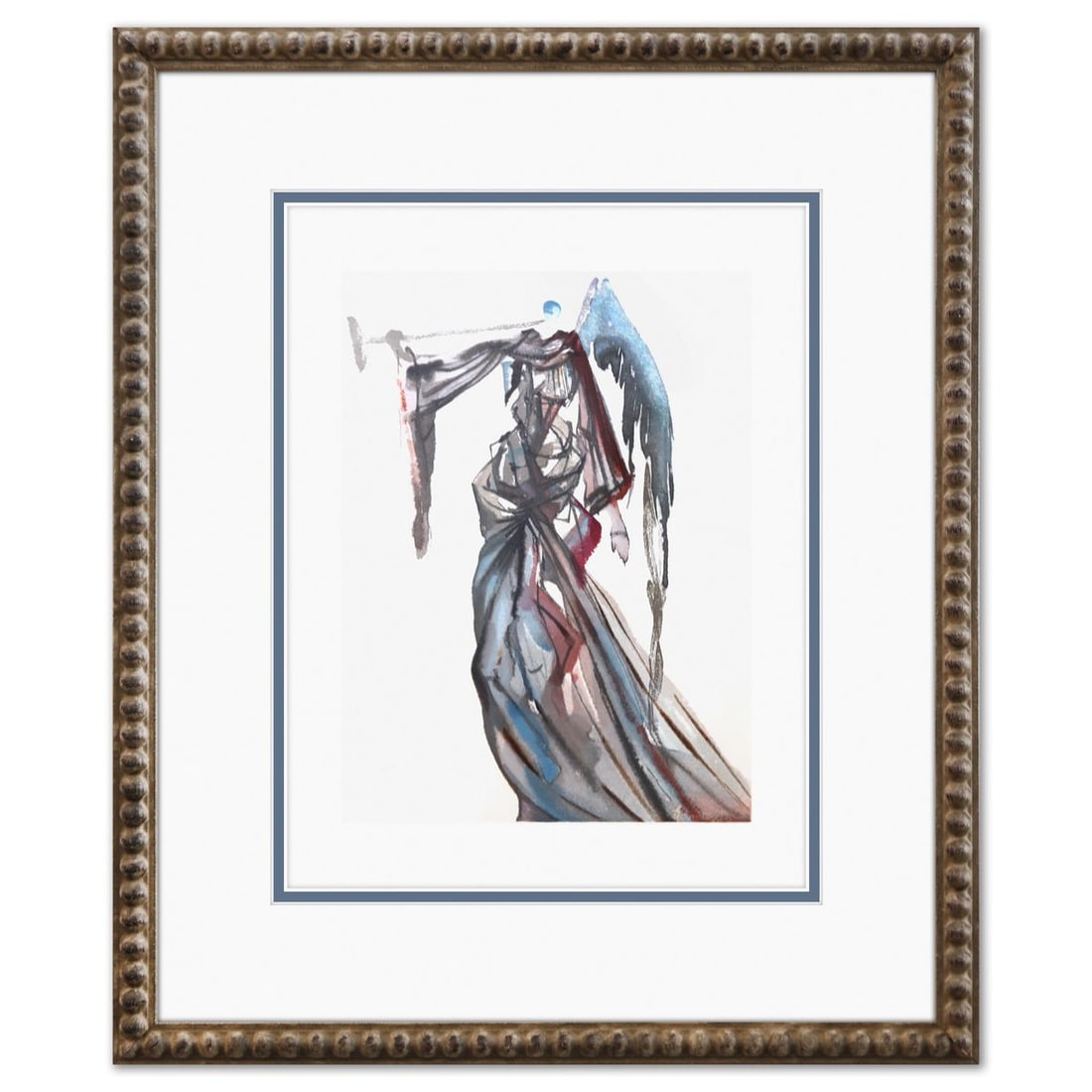 Salvador Dali- Original Color Woodcut on B.F.K. Rives Paper "Paradise 10": Artist: Salvador Dali. Medium: Original Color Woodcut on B.F.K. Rives Paper. Title: Paradise 10. Size: 13" x 10". Measures approx. 18" x 15" (framed). Certificate of Authenticity: Is included. Additio