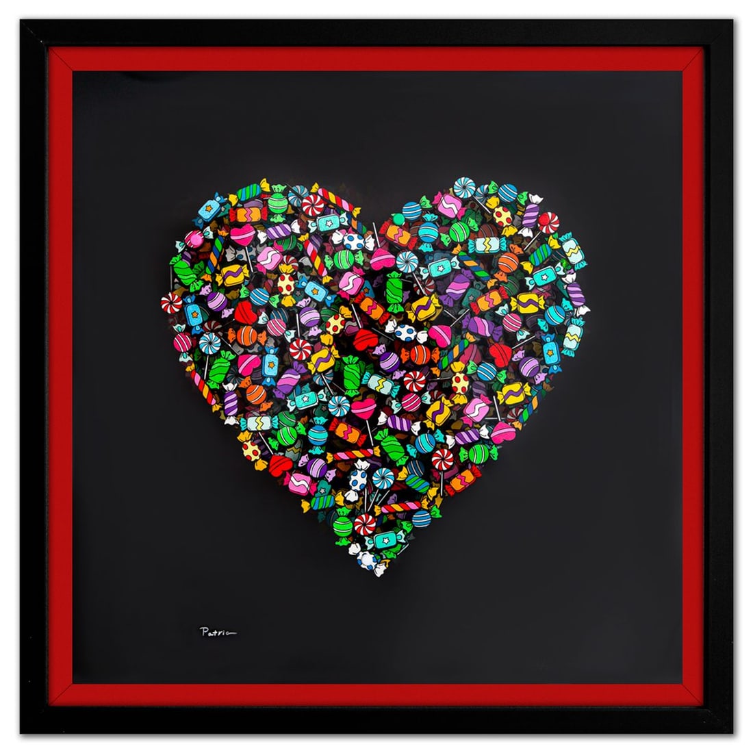 Patricia Govezensky- 3D Multilayered Woodcut "Love is Sweet" (1 of 4)