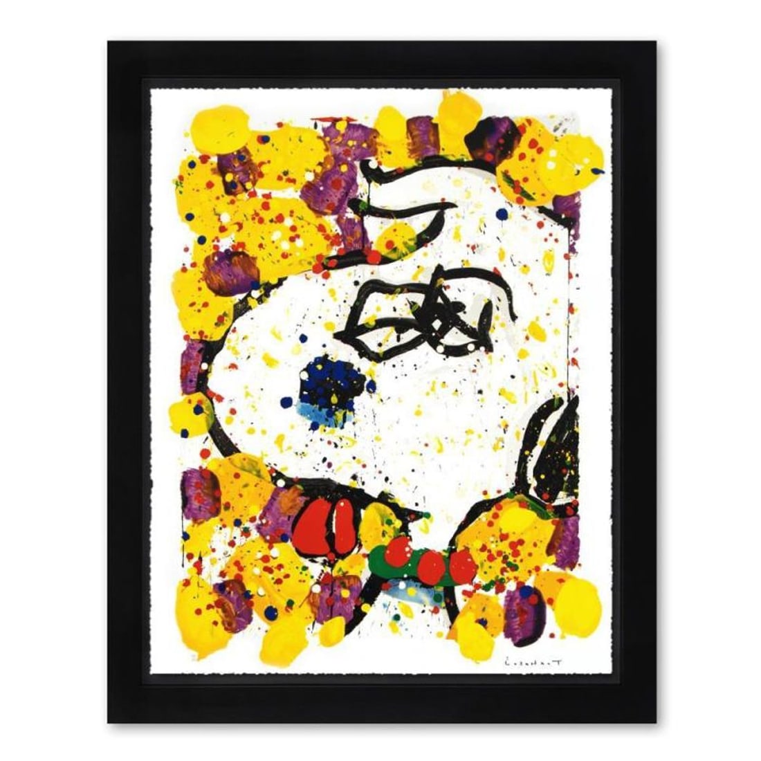 Tom Everhart, "Squeeze The Day - Wednesday" Framed Limited Edition Hand Pulled Original Lithograph.: Squeeze The Day-Wednesday is a limited edition hand pulled original lithograph on museum quality deckle-edge paper by Tom Everhart. The piece is numbered, and hand signed by the artist. This is one of