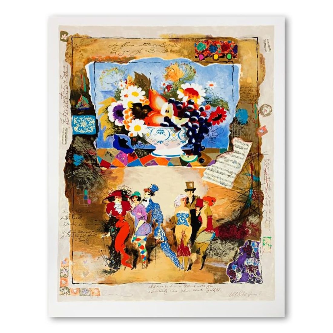 Alexander Galtchansky (1959-2008) and Tanya Wissotzky (1959-2006), Hand Signed Limited Edition: This is a limited edition serigraph on deckle edged paper by Alexander Galtchansky (1959-2008) and Tanya Wissotzky (1959-2006). It is numbered and hand signed and includes a letter of authenticity. Me