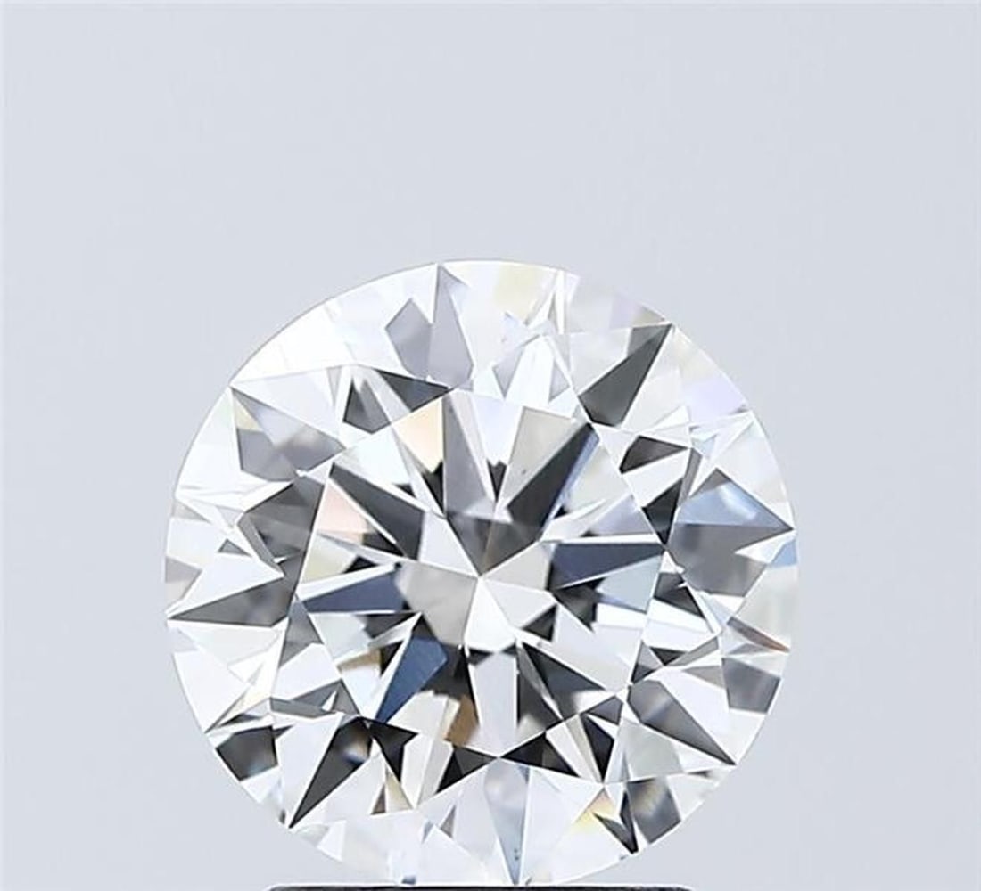 Lab Grown 2.02 ct, Color E/VVS2 IGI Graded Diamond: Lab/Natural Diamond: Lab Carat Weight: 2.02 Color Grade: E Clarity Grade: VVS2 Model: Round Fluorescence: N Polish: EXCELLENT Symmetry: EXCELLENT Depth: 61.5 Table: 59 Cut Grade: IDEAL Size: 8.07-8.12