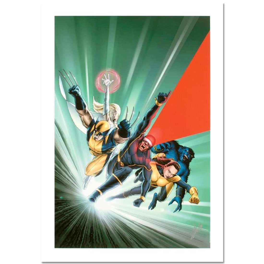 Stan Lee Signed, Marvel Comics Limited Edition Canvas 8/10 "Astonishing X-Men #1" with Certificate (1 of 1)