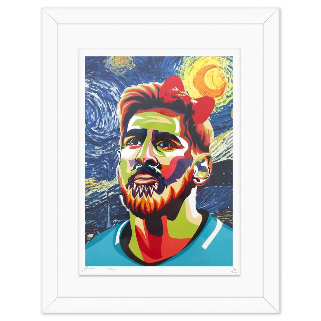 Death NYC- Fine art Print: Artist: Death NYC. Medium: Fine art Print. Size: 18" x 12". Measures approx. 24" x 19" (framed). Signature: Hand signed and numbered. Certificate of Authenticity: Is included. Reference#: 49200.