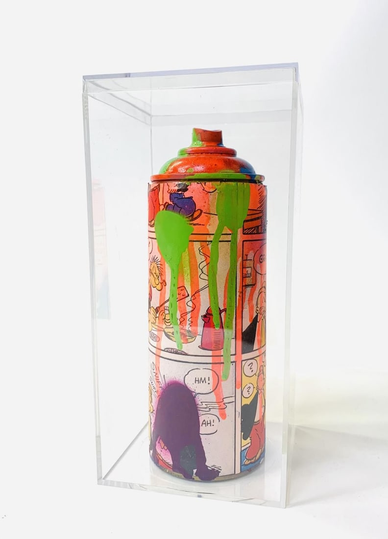 E.M. Zax- 1/1 unique Spraycan (1 of 4)