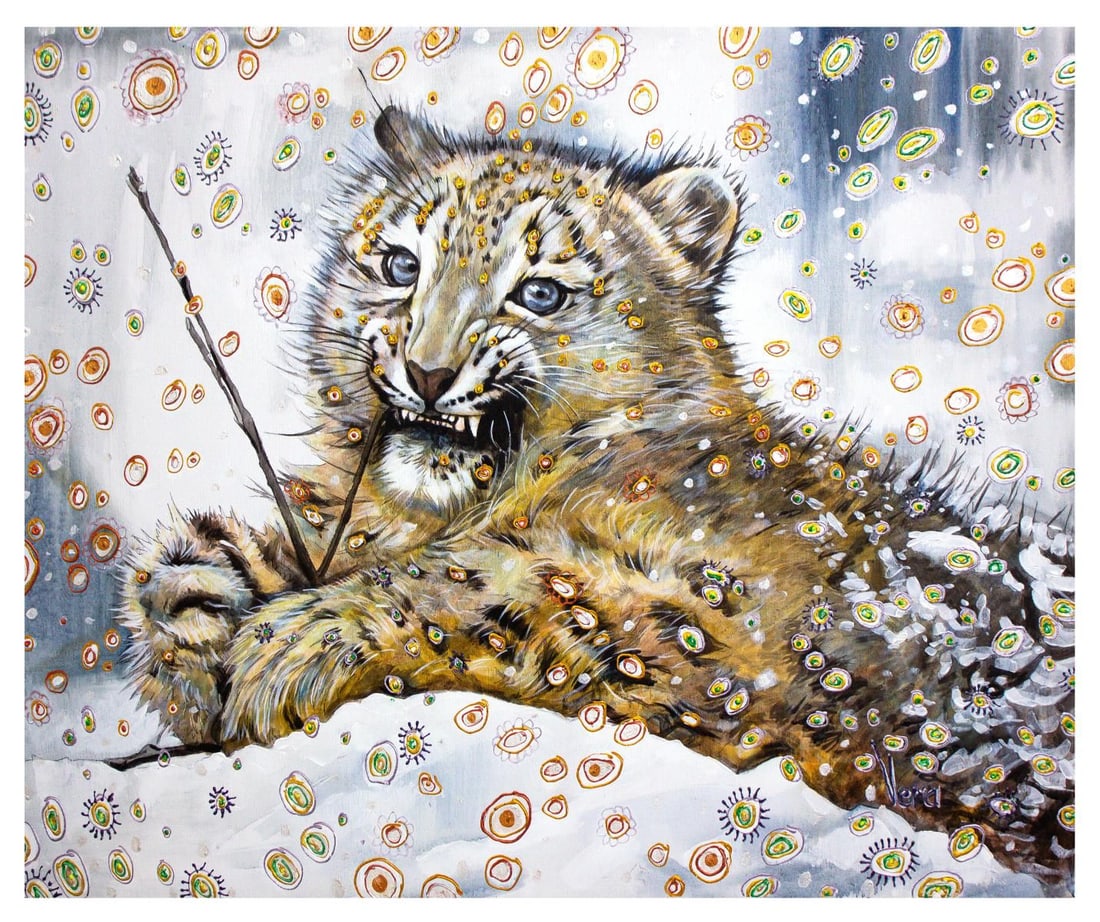 Vera V. Goncharenko- Original Oil on Canvas "Coco": Artist: Vera V. Goncharenko. Medium: Original Oil on Canvas. Title: Coco. Size: 24" x 30". Signature: Hand Signed by the artist. Certificate of Authenticity: From the publisher. Reference#: 26272.