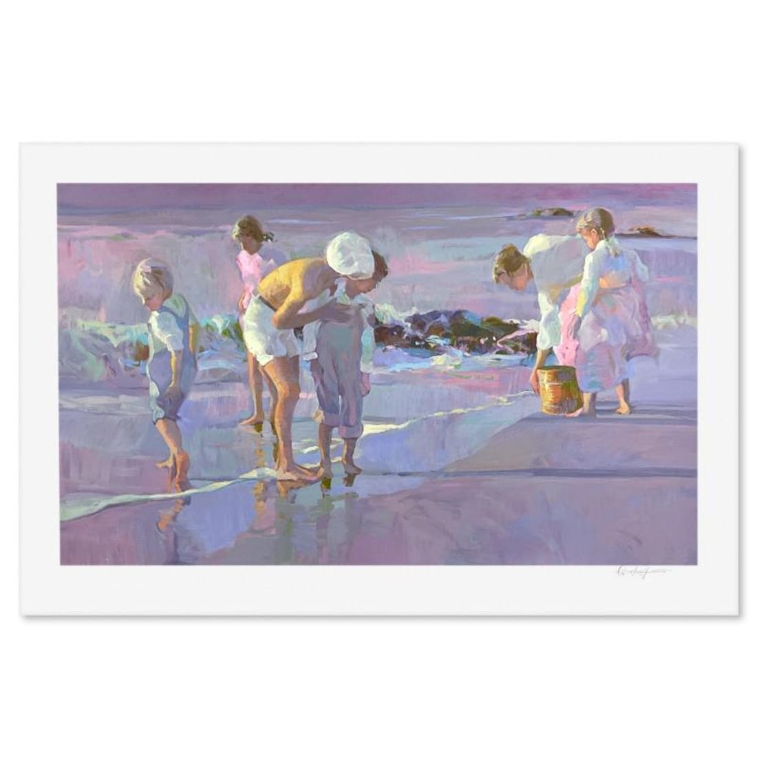 Don Hatfield, "Brothers" Limited Edition Printer's Proof Serigraph, Numbered and Hand Signed with: Brothers is a limited edition printer's proof serigraph on paper by Don Hatfield, numbered and hand signed by the artist. Includes Letter of Authenticity. Measures approx. 30" x 46" (border), 24.5" x 