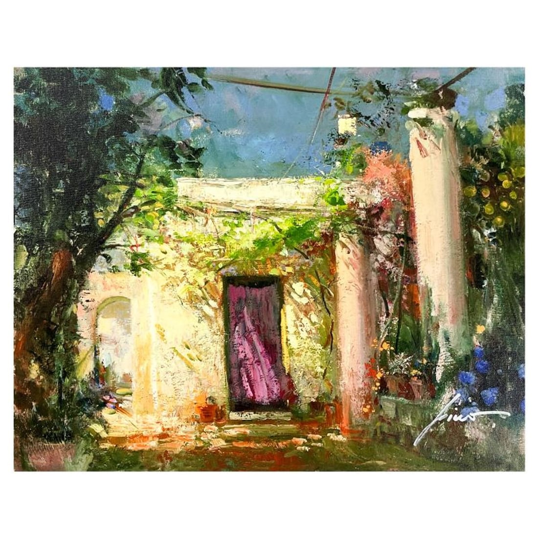 Pino (1939-2010) "In the Shadows" Limited Edition on Canvas, Numbered and Hand Signed with: In the Shadows is a limited edition giclee on canvas by Pino (1939-2010), numbered and hand signed by the artist. Includes Certificate of Authenticity. Measures approx. 16" x 20" (image). Reference#: 