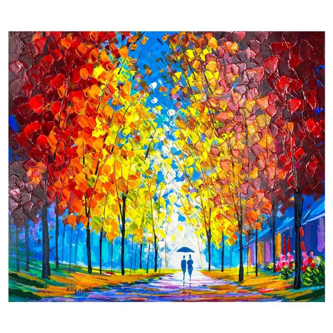 Slava Ilyayev, Hand Embellished Limited Edition Serigraph on Board, Numbered and Hand Signed with: This is a hand embellished limited edition serigraph on board by Slava Ilyayev, numbered inverso hand signed by the artist. Includes Letter of Authenticity. Measures approx. 19" x 23.5" (image). Refer