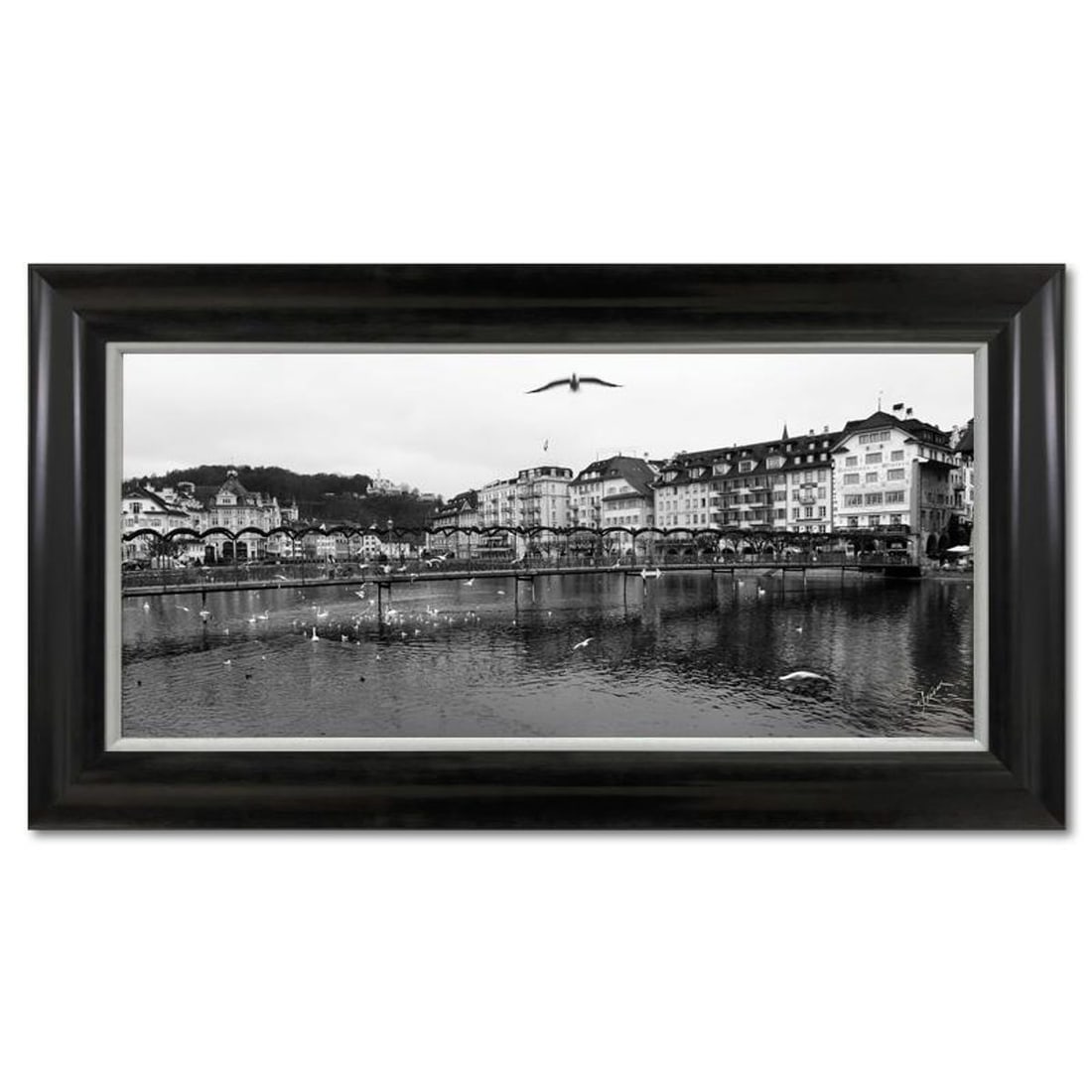 Misha Aronov, "Swiss Dream" Framed Limited Edition Photograph on Canvas, Numbered and Hand Signed (1 of 2)