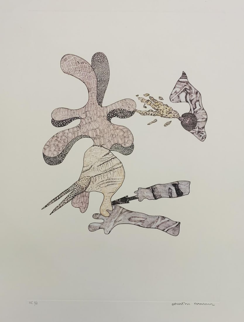Jonathan Hammer- Limited Edition Etching on paper: Artist: Jonathan Hammer. Medium: Limited Edition Etching on paper. Size: 24" x 30". Signature: Signed and numbered. Reference#: 28501.