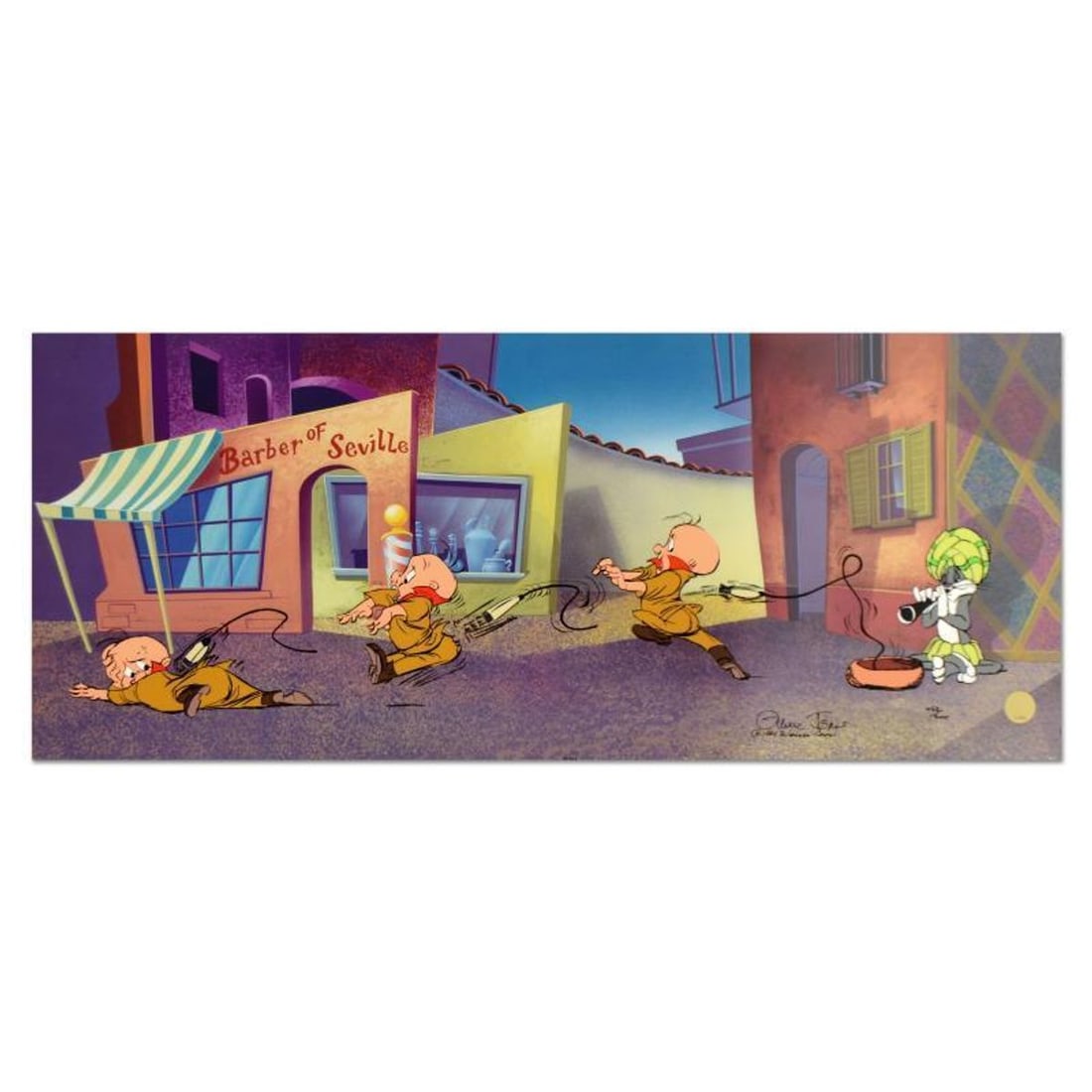 Chuck Jones "Rabbit Of Seville" Hand Signed, Hand Painted Limited Edition Sericel. (1 of 2)