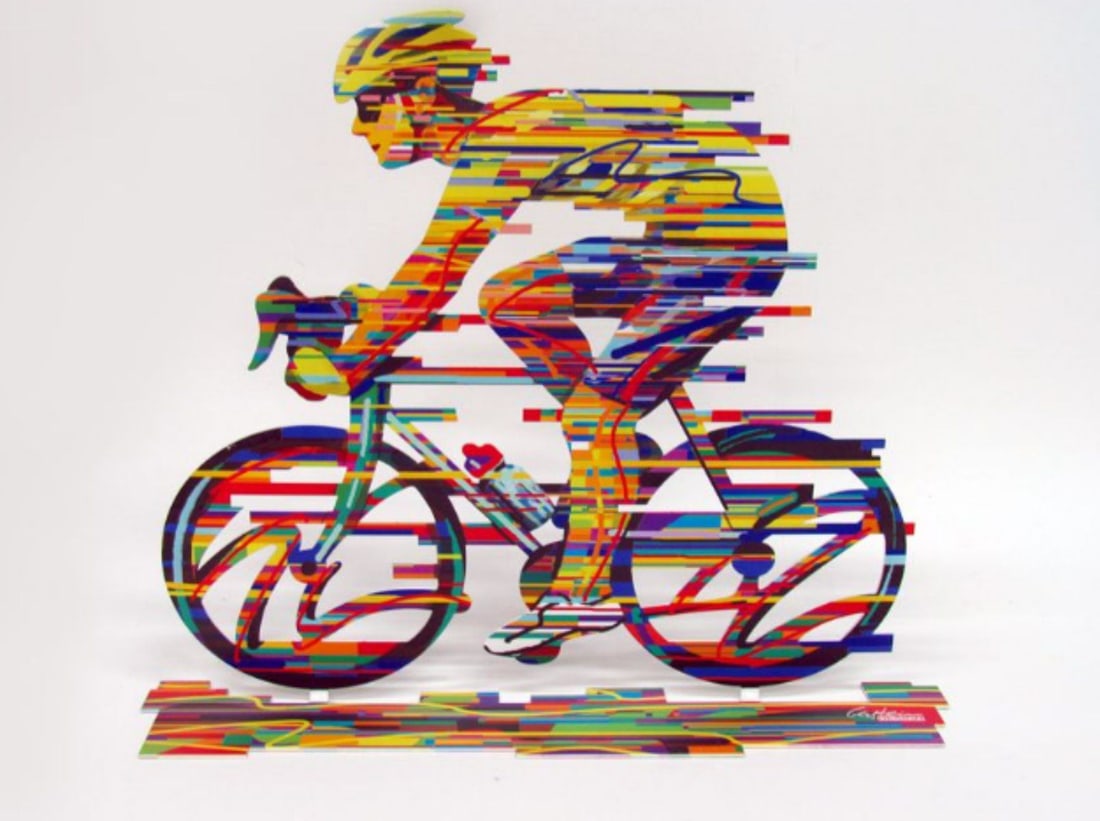 David Gerstein- Free Standing Sculpture "Champion": Artist: David Gerstein. Medium: Free Standing Sculpture. Title: Champion. Size: 14" x 17". Signature: Signed by the artist. Certificate of Authenticity: Is included. Additional: This piece is free sta