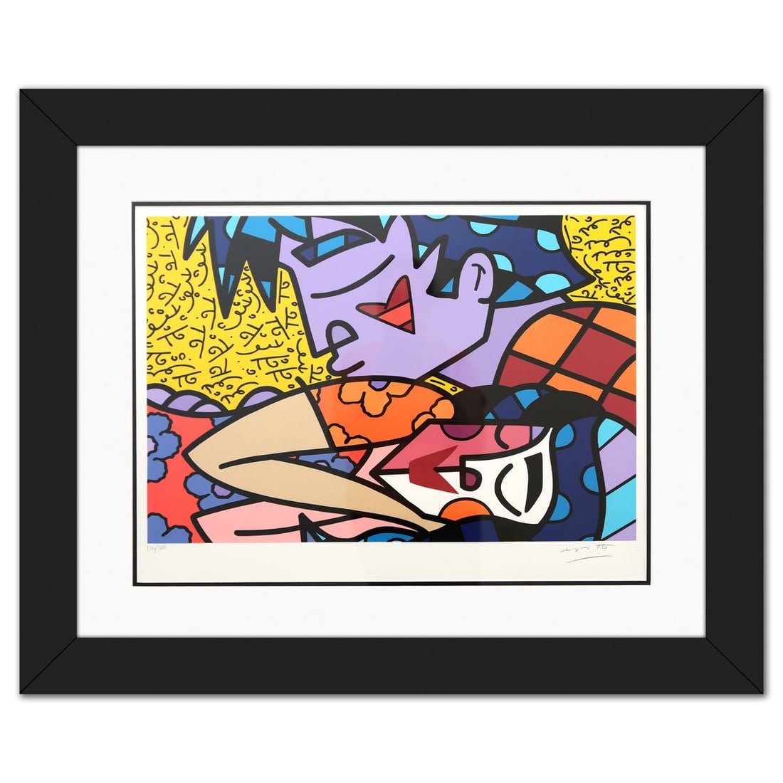 Romero Britto- Serigraph "Sleep Well" (1 of 1)