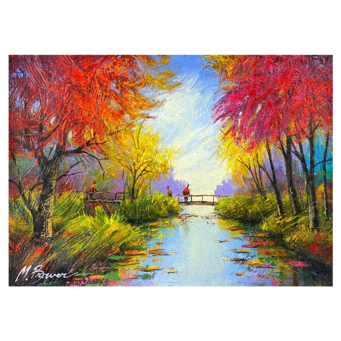 Mark Braver, Original Acrylic Painting on Canvas, Hand Signed with Letter of Authenticity.: This is an original acrylic painting on canvas by Mark Braver, hand signed by the artist. Includes Letter of Authenticity. Measures approx. 10" x 14" (image).