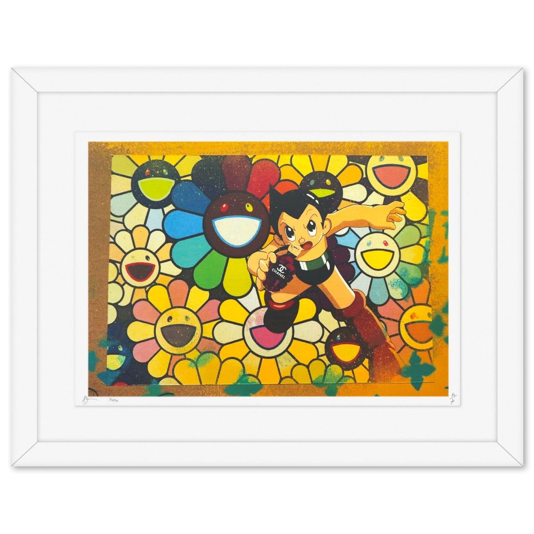 Death NYC- Fine art Print: Artist: Death NYC. Medium: Fine art Print. Size: 12" x 17.5". Measures approx. 18.5" x 24" (framed). Signature: Hand signed and numbered. Certificate of Authenticity: Is included. Additional: Paper: F