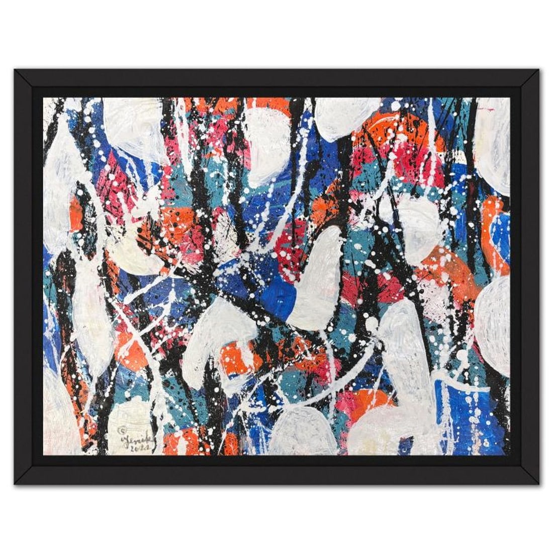 Jenik Cook, Framed Hand Signed Original Painting with Letter of Authenticity.: This is an original acrylic painting on paper by Jenik Cook. Hand signed by the artist, it includes Letter of Authenticity. This piece comes from the artist's personal collection. Measures