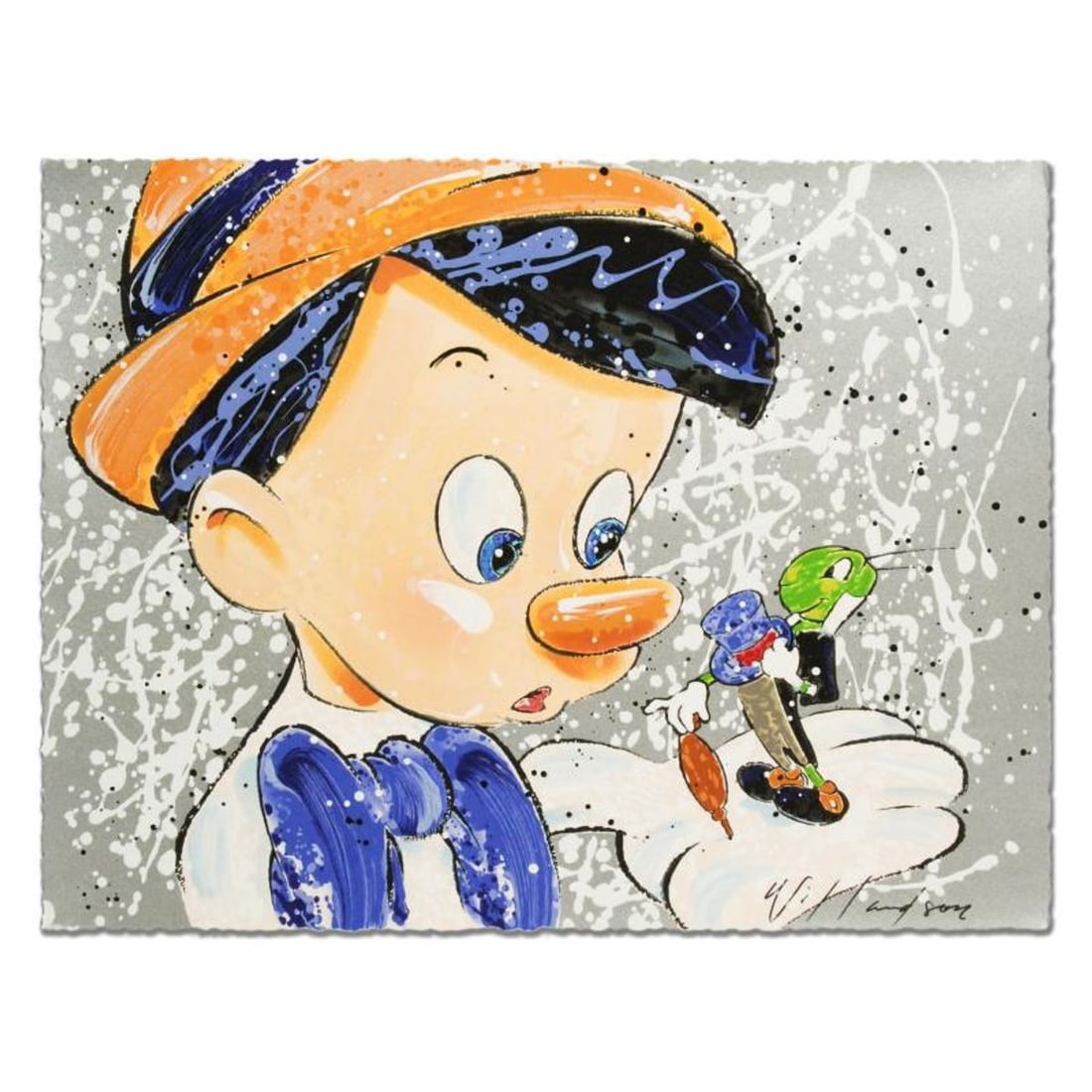 David Willardson, "Boy Oh Boy Oh Boy" Hand Signed Limited Edition Disney Serigraph with Letter of: Boy Oh Boy Oh Boy is a Disney Fine Art limited edition serigraph on paper by David Willardson, numbered and hand signed by the artist. Includes Letter of Authenticity. Measures approx. 21" x 16"