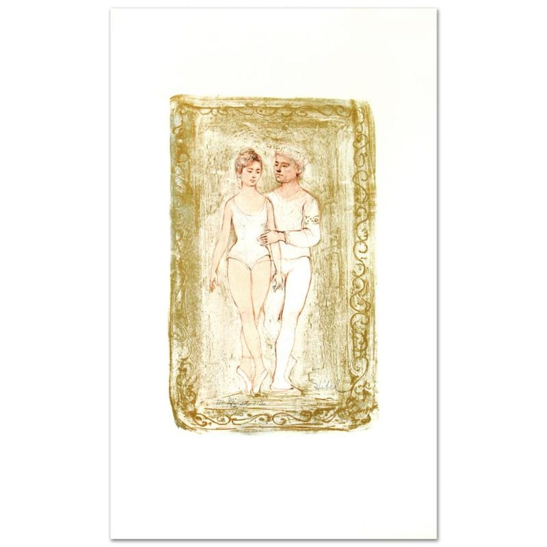 Prelude Limited Edition Lithograph by Edna Hibel (1917-2014), Numbered and Hand Signed with: Prelude is a limited edition lithograph on paper, numbered and hand signed by Edna Hibel (1917-2014). Includes Certificate of Authenticity! Measures approx. 12.5" x 20" (border) 8" x 12.5" (image).