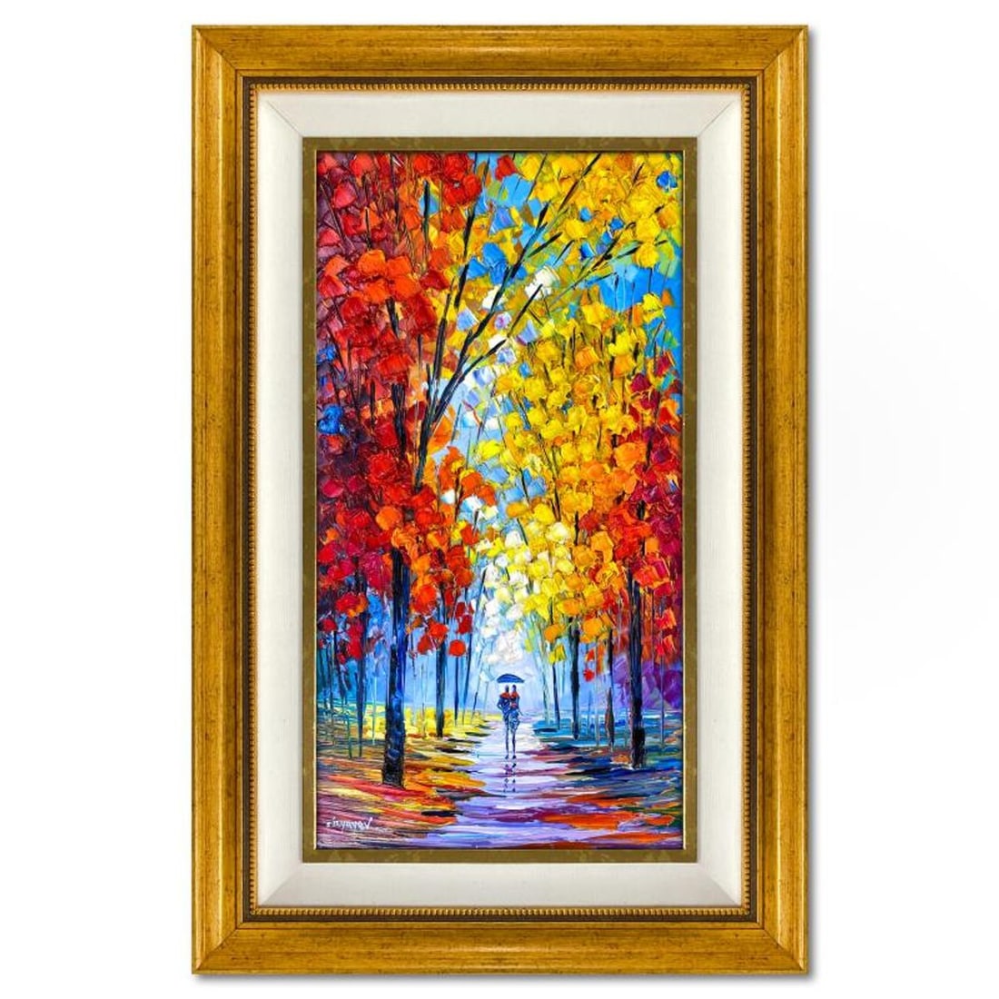 Slava Ilyayev, Framed Original Oil Painting on Canvas, Hand Signed with Letter of Authenticity.: This is an original oil painting on canvas by Slava Ilyayev, hand signed by the artist. This piece comes custom framed. Includes Letter of Authenticity. Measures approx. 35.5" x 22.5" (frame), 29.5" x