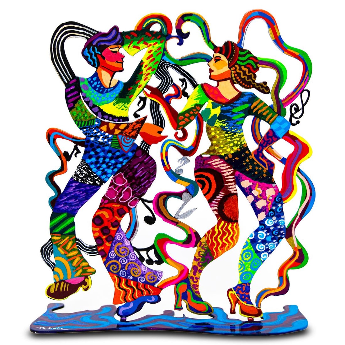 Patricia Govezensky- Original Free Standing Sculpture "Dancing Couple" (1 of 2)