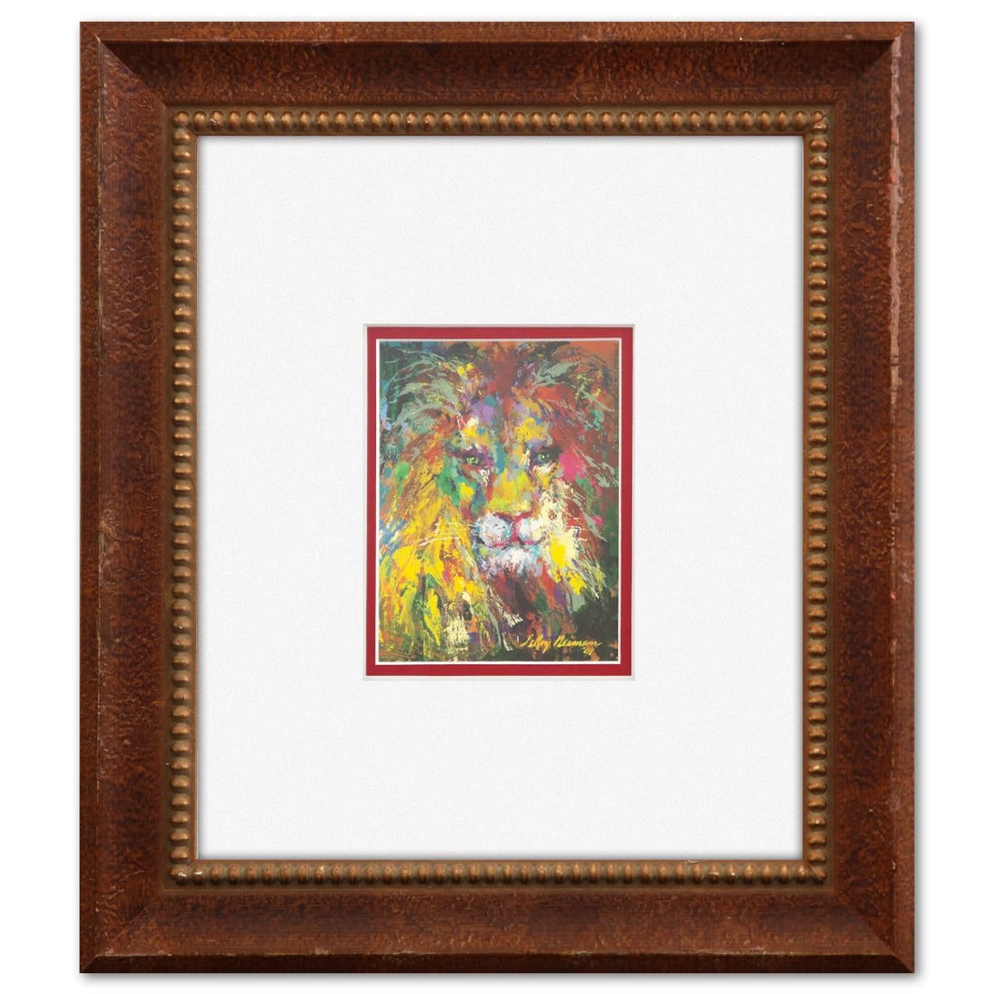 Leroy Neiman- Offset Lithograph: Artist: Leroy Neiman. Medium: Offset Lithograph. Size: 6" x 4.5". Measures approx. 18" x 16" (framed). Signature: Signed in plate. Reference#: 84855.