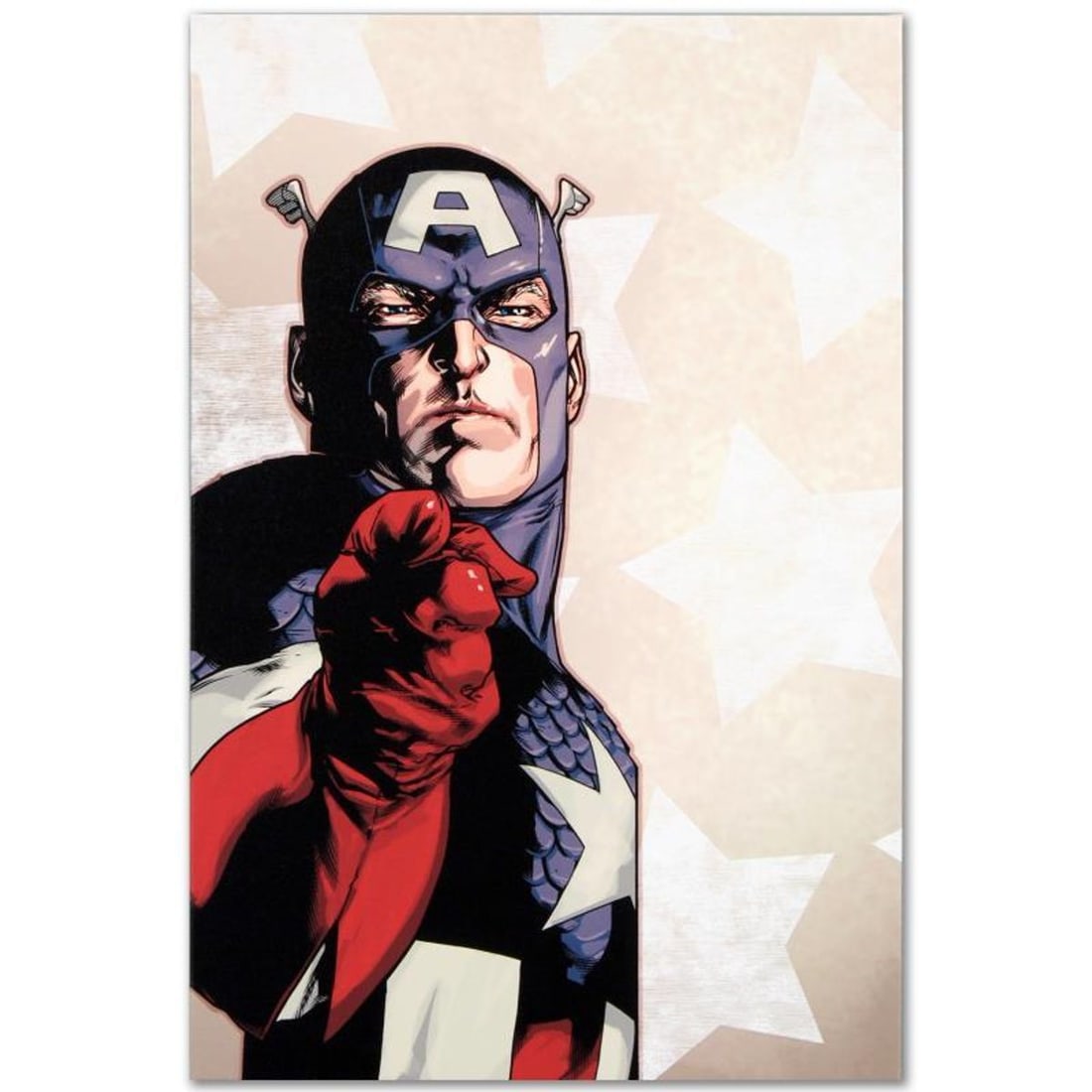 Marvel Comics "New Avengers #61" Numbered Limited Edition Giclee on Canvas by Stuart Immonen with: A piece of comic book history, this limited edition, from original art by Stuart Immonen, depicts the classic character Captain America. Stuart Immonen is a Canadian comic book artist. He is best