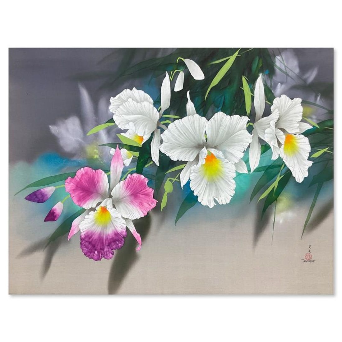 David Lee, "Sweetest Nectar" Limited Edition Serigraph from an AP Edition, Hand Signed with Letter: Sweetest Nectar is a limited edition serigraph on paper by David Lee, hand signed by the artist. Includes Letter of Authenticity. Measures approx. 21" x 28" (image). Reference#: 91406.