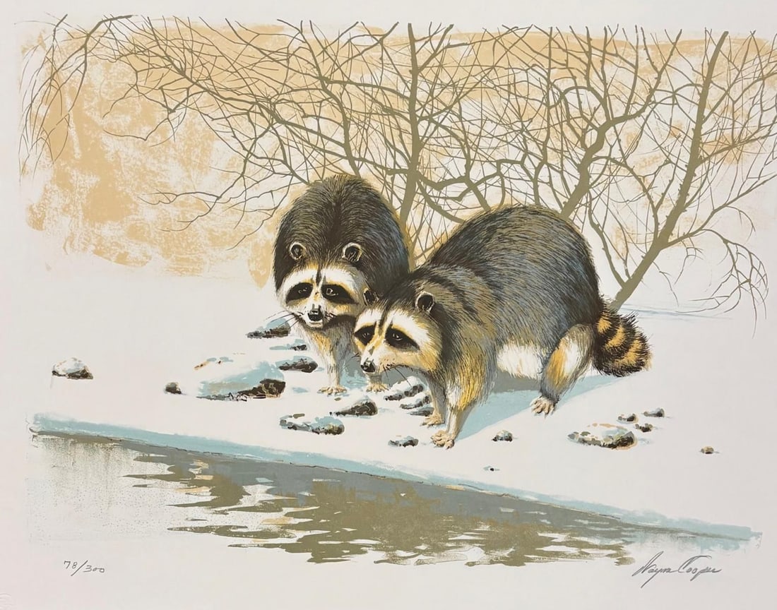Wayne Cooper- Lithograph on paper: Artist: Wayne Cooper. Medium: Lithograph on paper. Size: 24" x 30". Signature: Signed and numbered. Reference#: 86440.