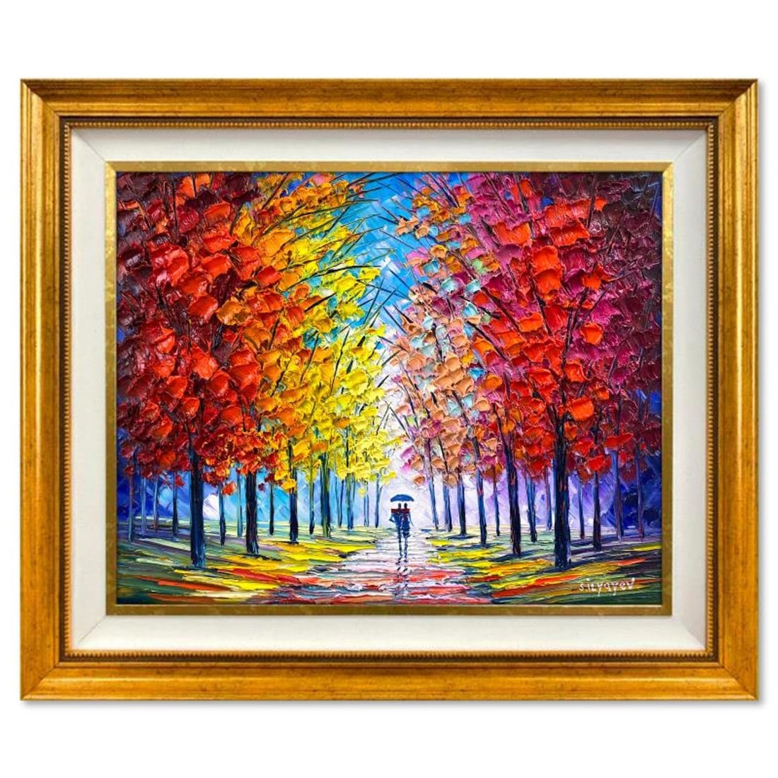 Slava Ilyayev, Framed Original Oil Painting on Canvas, Hand Signed with Letter of Authenticity.: This is an original oil painting on canvas by Slava Ilyayev, hand signed by the artist. This piece comes custom framed. Includes Letter of Authenticity. Measures approx. 22.5" x 26.5" (frame), 15.5" x
