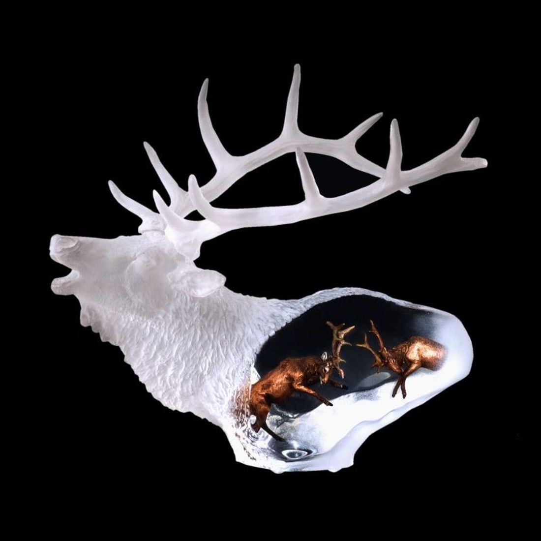 Kitty Cantrell, "Proud Spirit" Limited Edition Mixed Media Lucite Sculpture with COA.: Proud Spirit is a limited edition mixed media lucite sculpture by Kitty Cantrell. Engraved with the artists signature and number, this piece comes with a certificate of authenticity. Measures