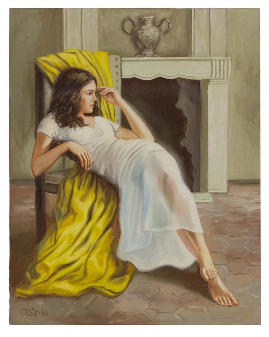 Taras Sidan- Original Giclee on Canvas "After Long Days": Artist: Taras Sidan. Medium: Original Giclee on Canvas. Title: After Long Days. Size: 24" x 20". Signature: Hand Signed and Numbered by the Artist. Certificate of Authenticity: From the publisher. Ref