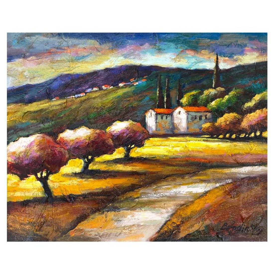 Slava Brodinsky, Original Oil Painting on Canvas, Hand Signed with Letter of Authenticity.: This is an original oil painting on canvas by Slava Brodinsky, hand signed by the artist. Includes Letter of Authenticity. Measures approx. 24" x 30" (image).