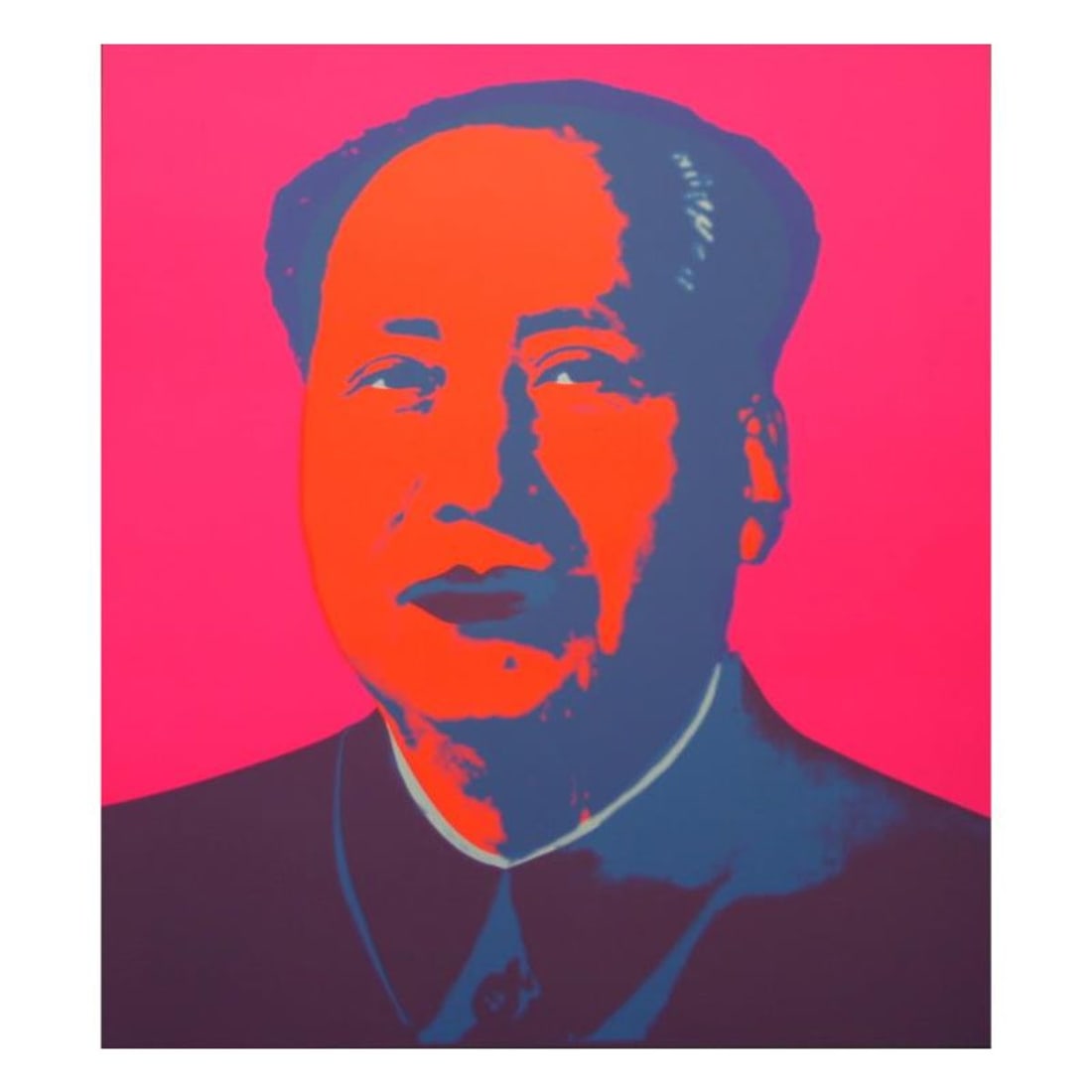 Andy Warhol "Mao Pink" Silk Screen Print from Sunday B Morning. (1 of 1)