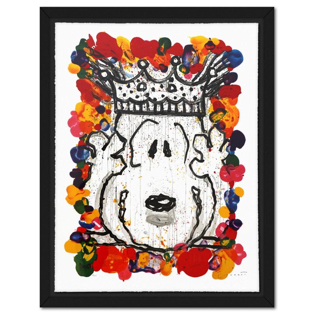 Tom Everhart- Hand Pulled Original Lithograph "Best in Show": Artist: Tom Everhart. Medium: Hand Pulled Original Lithograph. Title: Best in Show. Size: 40" x 30". Measures approx. 44.5" x 34.5" (framed). Signature: Hand signed and numbered. Certificate of Authen