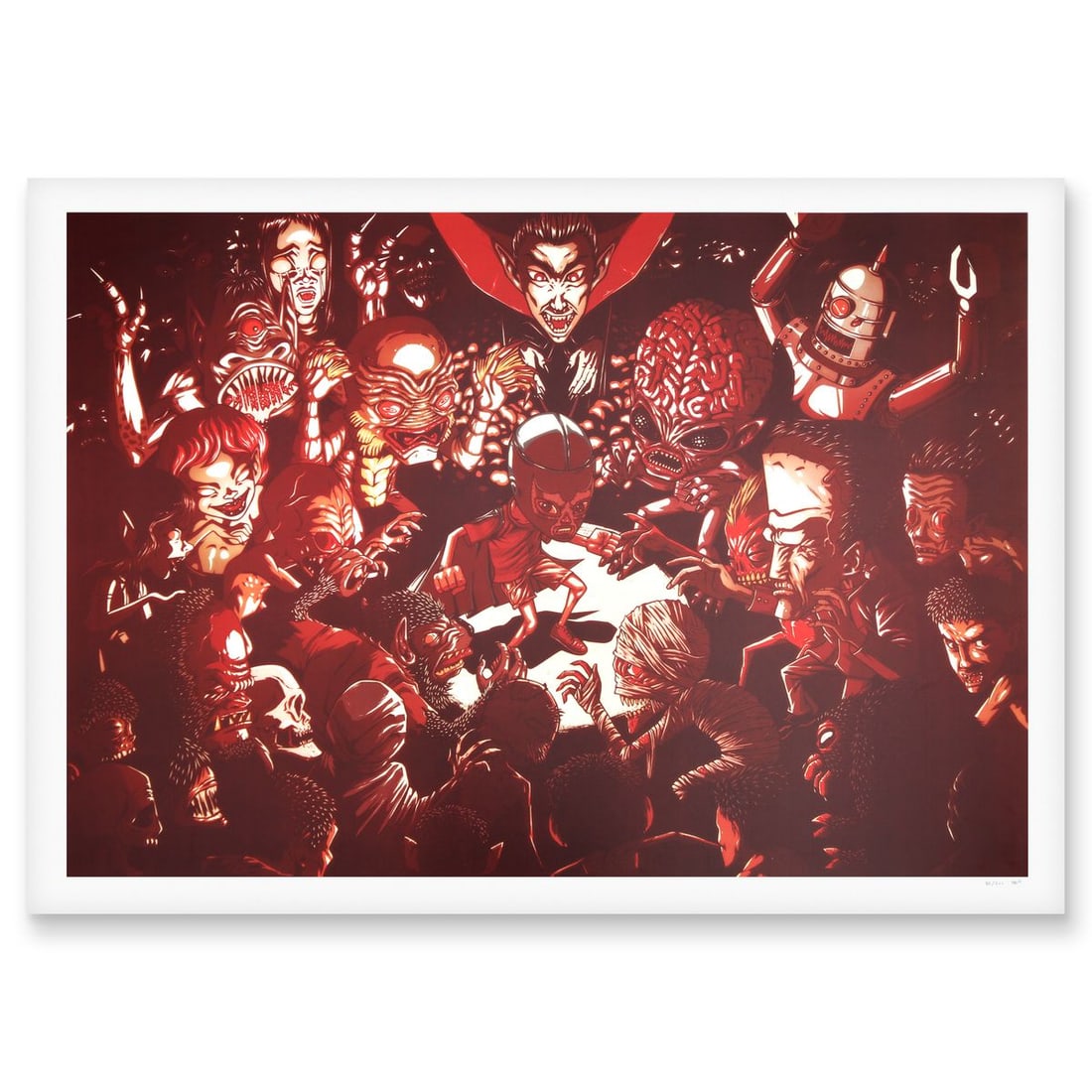 Wolfryd-Selway Projects- Silkscreen: Artist: Wolfryd-Selway Projects. Medium: Silkscreen. Size: 36" x 24". Signature: Hand signed by master printer. Certificate of Authenticity: Is included. Additional: Mexican vintage poster. Reference#