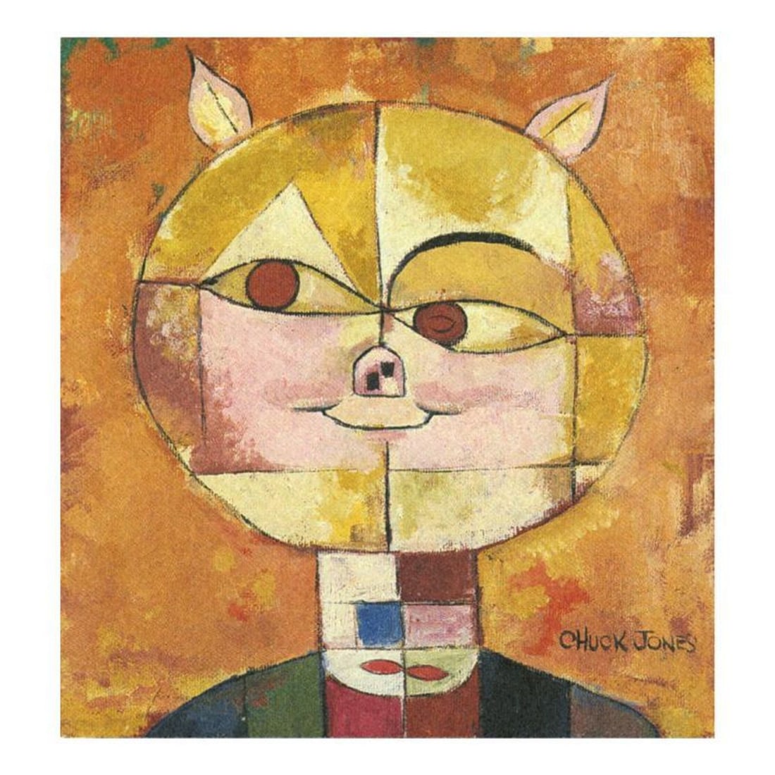 Chuck Jones "Portrait De Cochon" Hand Signed Limited Edition Fine Art Stone Lithograph.: Portrait De Cochon is a limited edition stone lithograph on paper. The piece is numbered, hand signed by Chuck Jones (1912-2002), and includes a Certificate of Authenticity! Measures Approx: 7.5" x