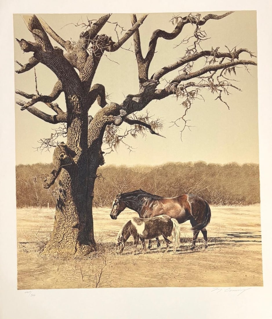 Merv Corning- Lithograph on paper: Artist: Merv Corning. Medium: Lithograph on paper. Size: 20" x 26". Signature: Signed and numbered. Reference#: 85751.