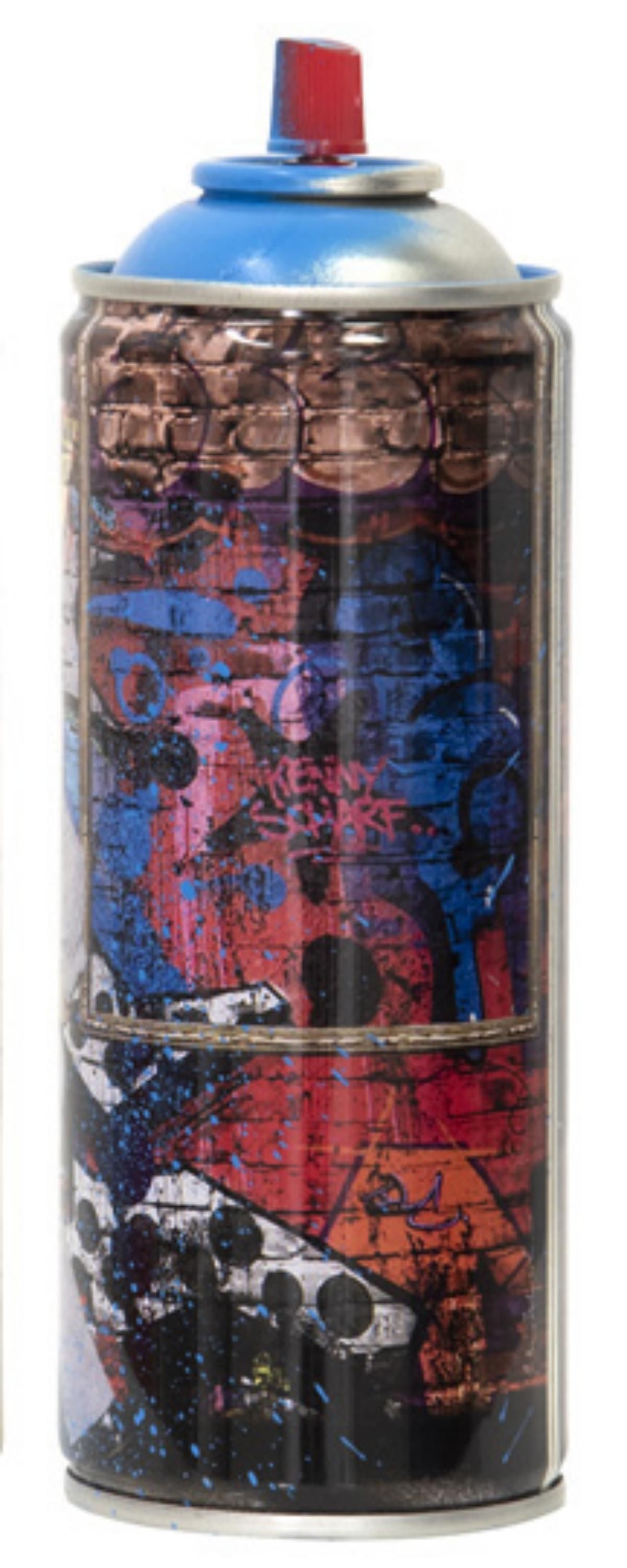 Mr. Brainwash- SPRAY CAN "WALL FRAME, 2020": Artist: Mr. Brainwash. Medium: SPRAY CAN. Title: WALL FRAME, 2020. Size: 7.5" x 2.5". Signature: Numbered and dated. Additional: Cans Include Case. Reference#: 14417.